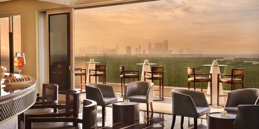 Anantara Eastern Mangroves hotel has stunning views over the city and mangrove swamps