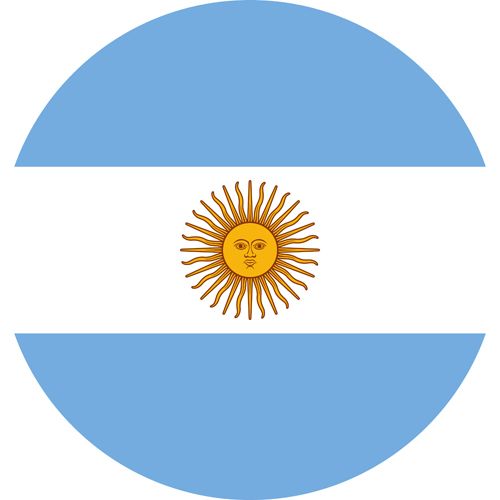 The flag of Argentina, one of the gayest countries in the world