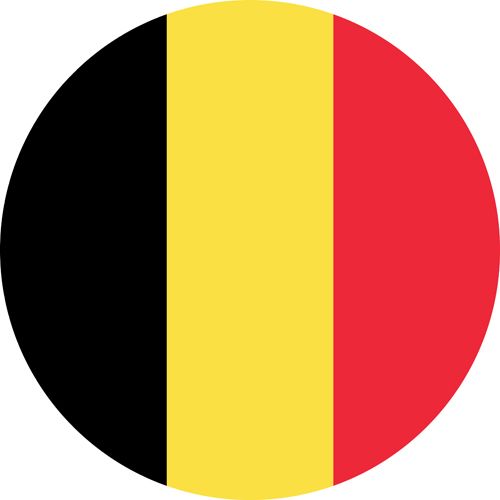 The flag of Belgium, a country which hosts some of the best gay parties in the world