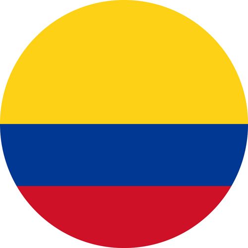 The flag of Colombia, one of the most gay friendly places in Latin America