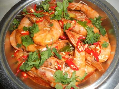 Devilled prawns were one of our favourite dishes from Sri Lanka