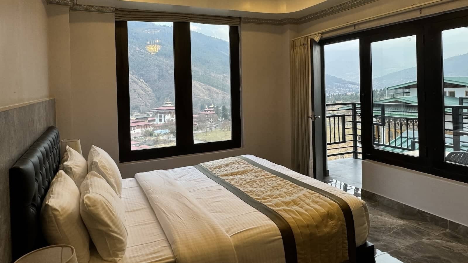 Drukgyal Twin Tower gay Hotel in Thimphu, Bhutan.