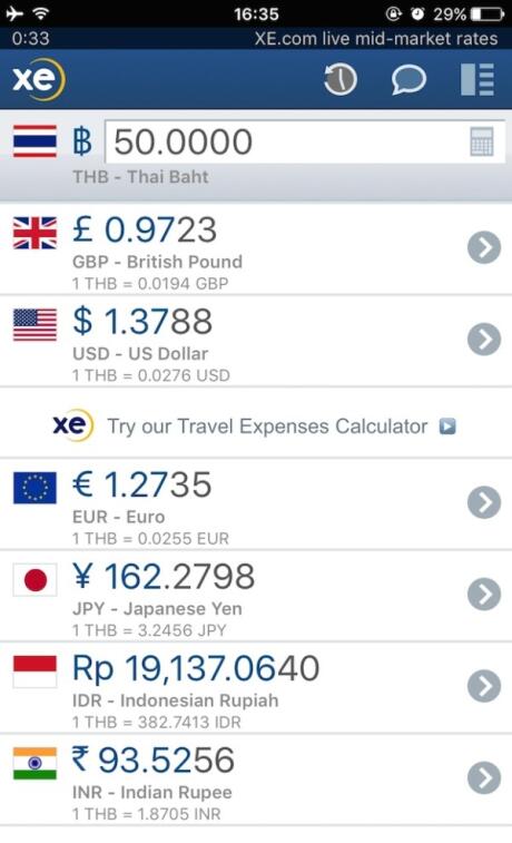XE Currency one of our fav gay travel apps for planning